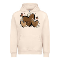 Sandshell melanin hearts Urban Hoodie - MaliasSmallBusiness