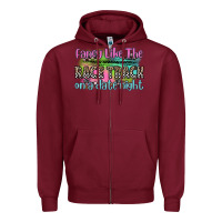 Burgundy fancy like the race track on a date night Zipper Hoodie - Zillion Design Studio