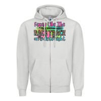 Dove Grey fancy like the race track on a date night Zipper Hoodie - Zillion Design Studio