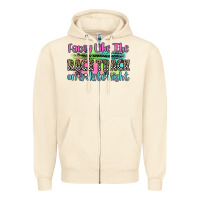 Sandshell fancy like the race track on a date night Zipper Hoodie - Zillion Design Studio