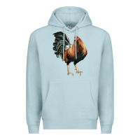 Blue Mist American Game Rooster Premium Hoodie - LillyAllenDesigns
