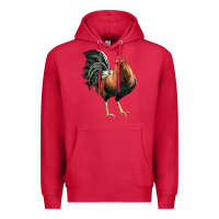 Cardinal American Game Rooster Premium Hoodie - LillyAllenDesigns