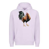 Lilac American Game Rooster Premium Hoodie - LillyAllenDesigns