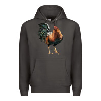 Smoke American Game Rooster Premium Hoodie - LillyAllenDesigns