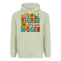 Matcha aim higher dream bigger Heavyweight Hoodie - HRA Design Shop