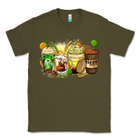 Army Green beer coffee cups Classic Tee - Zillion Design Studio