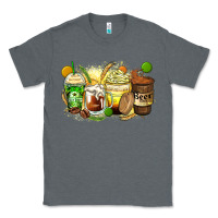 Charcoal Heather beer coffee cups Classic Tee - Zillion Design Studio