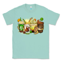 Seafoam beer coffee cups Classic Tee - Zillion Design Studio