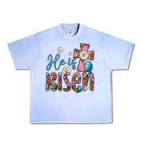 Grape Ice he is risen cross Urban Heavy Tee - Artiststas