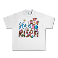 Lunar Rock he is risen cross Urban Heavy Tee - Artiststas