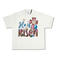 Pistachio he is risen cross Urban Heavy Tee - Artiststas