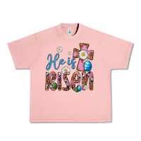 Salmon he is risen cross Urban Heavy Tee - Artiststas