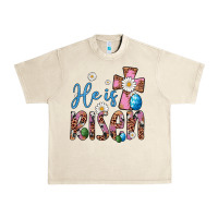 Sandshell he is risen cross Urban Heavy Tee - Artiststas