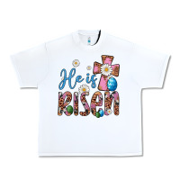 White he is risen cross Urban Heavy Tee - Artiststas