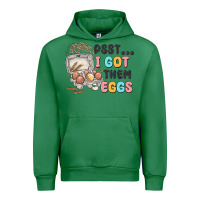 Emerald psst i got them eggs Urban Hoodie - MaliasSmallBusiness