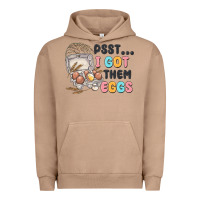 Pigment Burro psst i got them eggs Urban Hoodie - MaliasSmallBusiness