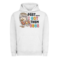 Pigment Lunar Rock psst i got them eggs Urban Hoodie - MaliasSmallBusiness