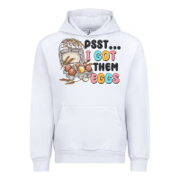 White psst i got them eggs Urban Hoodie - MaliasSmallBusiness