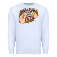 White all the pretty girls roll like this Premium Sweatshirt - JahusDesignShop