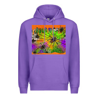 Purple spiders halloween tumbler Premium Hoodie - Jasminsmagicworld