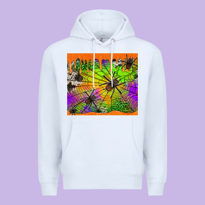 Spiders Halloween Tumbler Premium Hoodie Designed By Jasminsmagicworld