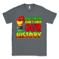 Charcoal Heather one month cant hold our history juneteenth Classic Tee - texasbilliewilder