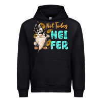 Black not today heifer cow gnome Urban Hoodie - MaliasSmallBusiness