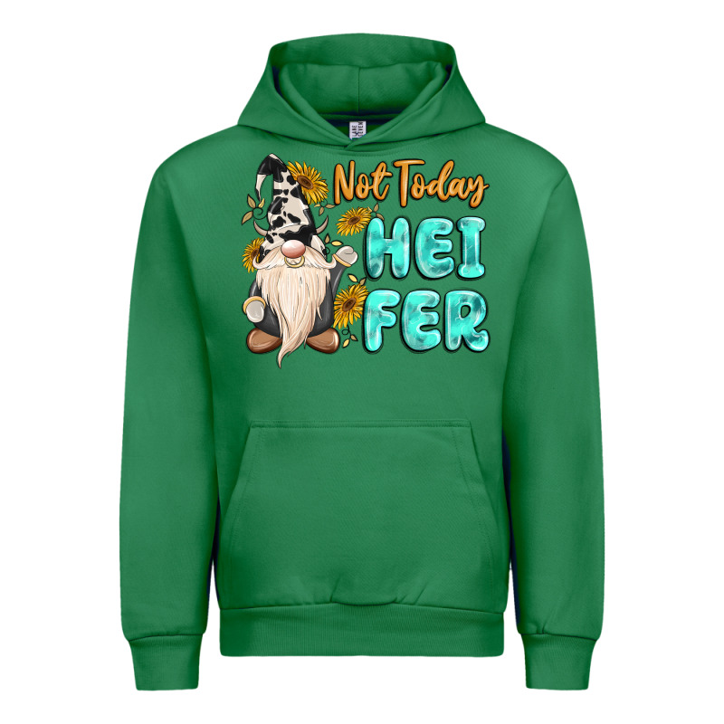 Not Today Heifer Cow Gnome Urban Hoodie by MaliasSmallBusiness | Teevron