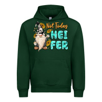 Forest Green not today heifer cow gnome Urban Hoodie - MaliasSmallBusiness