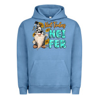 Pigment Pebble Blue not today heifer cow gnome Urban Hoodie - MaliasSmallBusiness