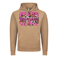 Vintage Coffee pinktober with cancer ribbon Vintage Hoodie - AdoDesignShop