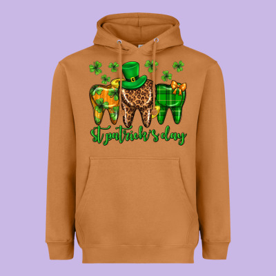 Dentist St. Patricks Day Heavyweight Hoodie Designed By Neo Western