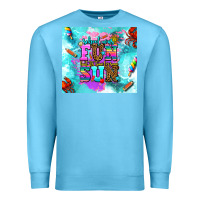 Ocean Blue summer break and school Premium Sweatshirt - AdoDesignShop