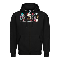 Black dentist Zipper Hoodie - Zillion Design Studio