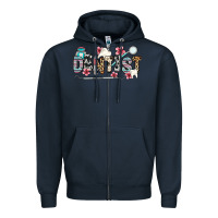 Navy dentist Zipper Hoodie - Zillion Design Studio