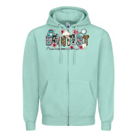 Seafoam dentist Zipper Hoodie - Zillion Design Studio