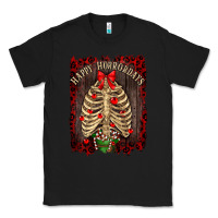Black Happy Horrordays Classic Tee - RanaPortraitStore
