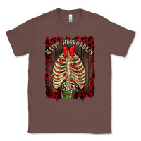 Chestnut Happy Horrordays Classic Tee - RanaPortraitStore