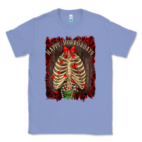Colony Blue Happy Horrordays Classic Tee - RanaPortraitStore