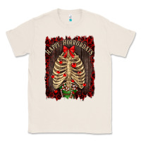 Natural Happy Horrordays Classic Tee - RanaPortraitStore