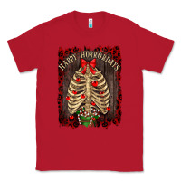 Red Happy Horrordays Classic Tee - RanaPortraitStore