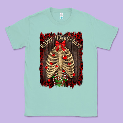 Happy Horrordays Classic Tee Designed By Ranaportraitstore
