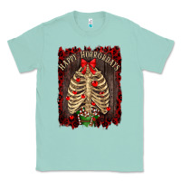 Seafoam Happy Horrordays Classic Tee - RanaPortraitStore