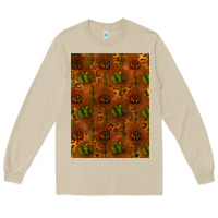 Mushroom cactus background Long Sleeve Tee - RanaPortraitStore