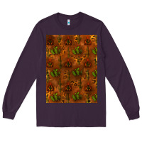 Plum cactus background Long Sleeve Tee - RanaPortraitStore