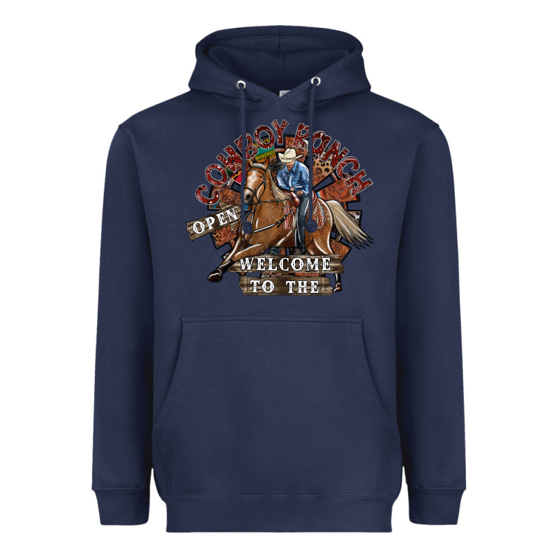 Cowboy Ranch Heavyweight Hoodie by SublimationCraftShop | Teevron