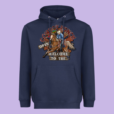 Cowboy Ranch Heavyweight Hoodie Designed By Sublimationcraftshop