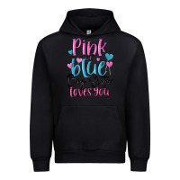 Black pink or blue big sister loves you Urban Hoodie - MaliasSmallBusiness