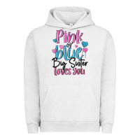 Pigment Lunar Rock pink or blue big sister loves you Urban Hoodie - MaliasSmallBusiness
