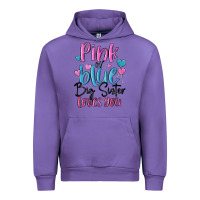 Tulip pink or blue big sister loves you Urban Hoodie - MaliasSmallBusiness